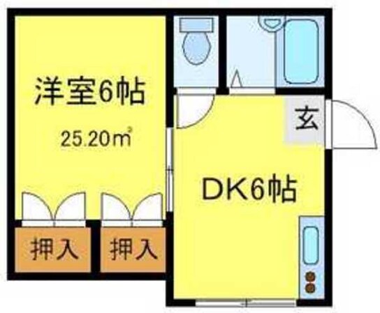 レオパレス川越第７の物件間取画像